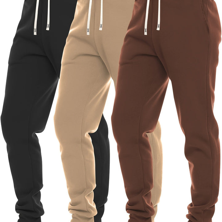 Levoire | Pantalons Regular Fit Sans Mélange Avec Élastique Et Poches