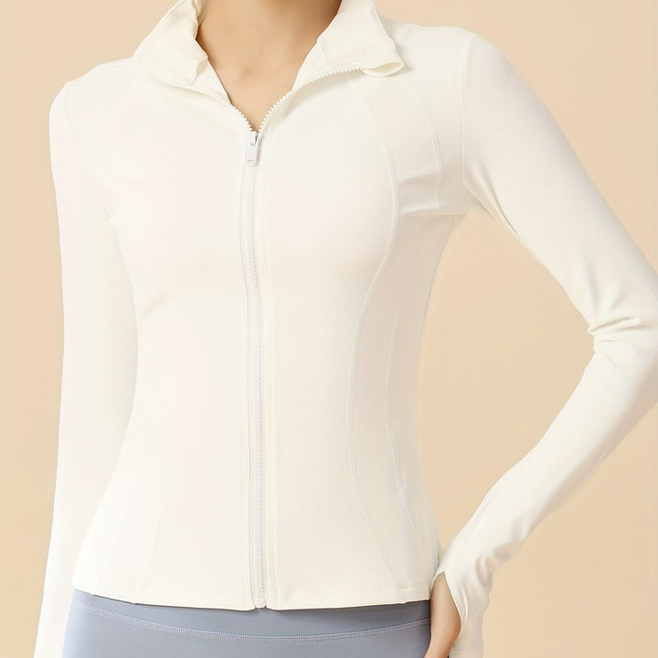 Levoire | Veste De Sport Courte En Tissu Respirant Avec Col Montant