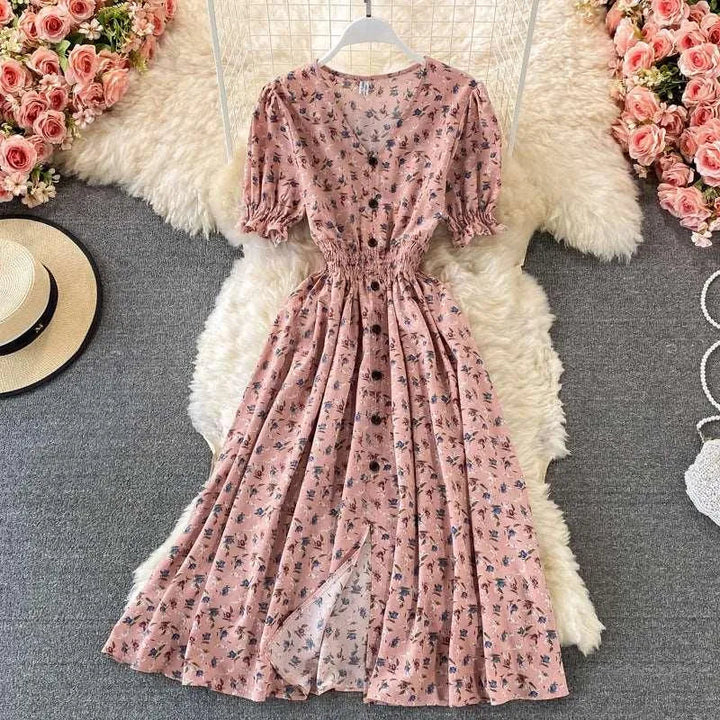 Levoire | Robe femme à manches courtes Rosa Une taille