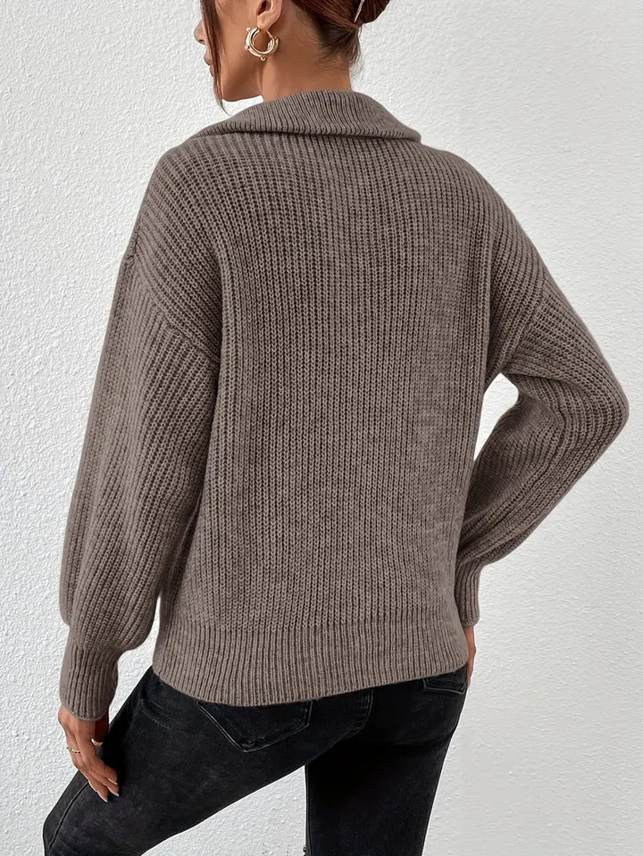 Levoire | Pull en tricot col V