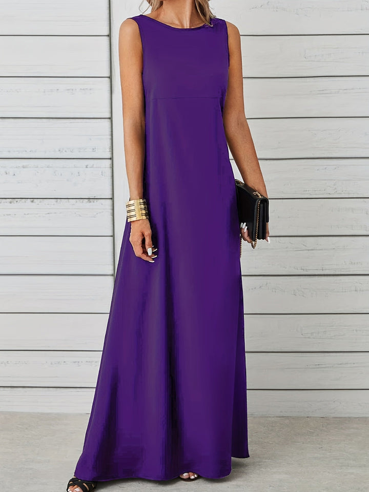 Levoire | Robe longue débardeur Pourpre