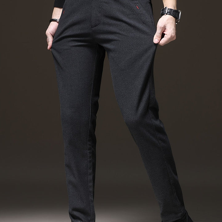 Levoire | Unicolore Barrel-Pantalon Avec Poches Noir