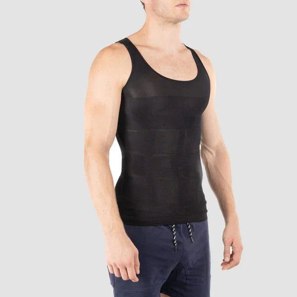 Levoire | Body Ajusté Compressif Avec Contrôle Du Ventre Et Design De Sous-Vêtement Invisible Noir