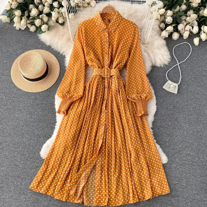 Levoire | Robe de printemps française pour femmes Jaune Taille libre