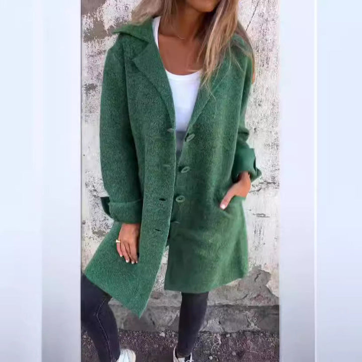 Levoire | Veste Mi-Longue Avec Dos Et Poches, Boutonnage Simple