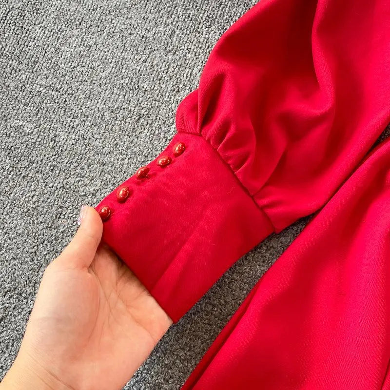 Levoire | Robe longue avec décolleté carré