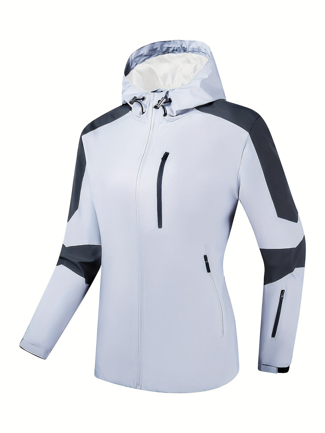 Levoire | Sweat À Capuche Color Block Sportif En Grandes Tailles Hellulila