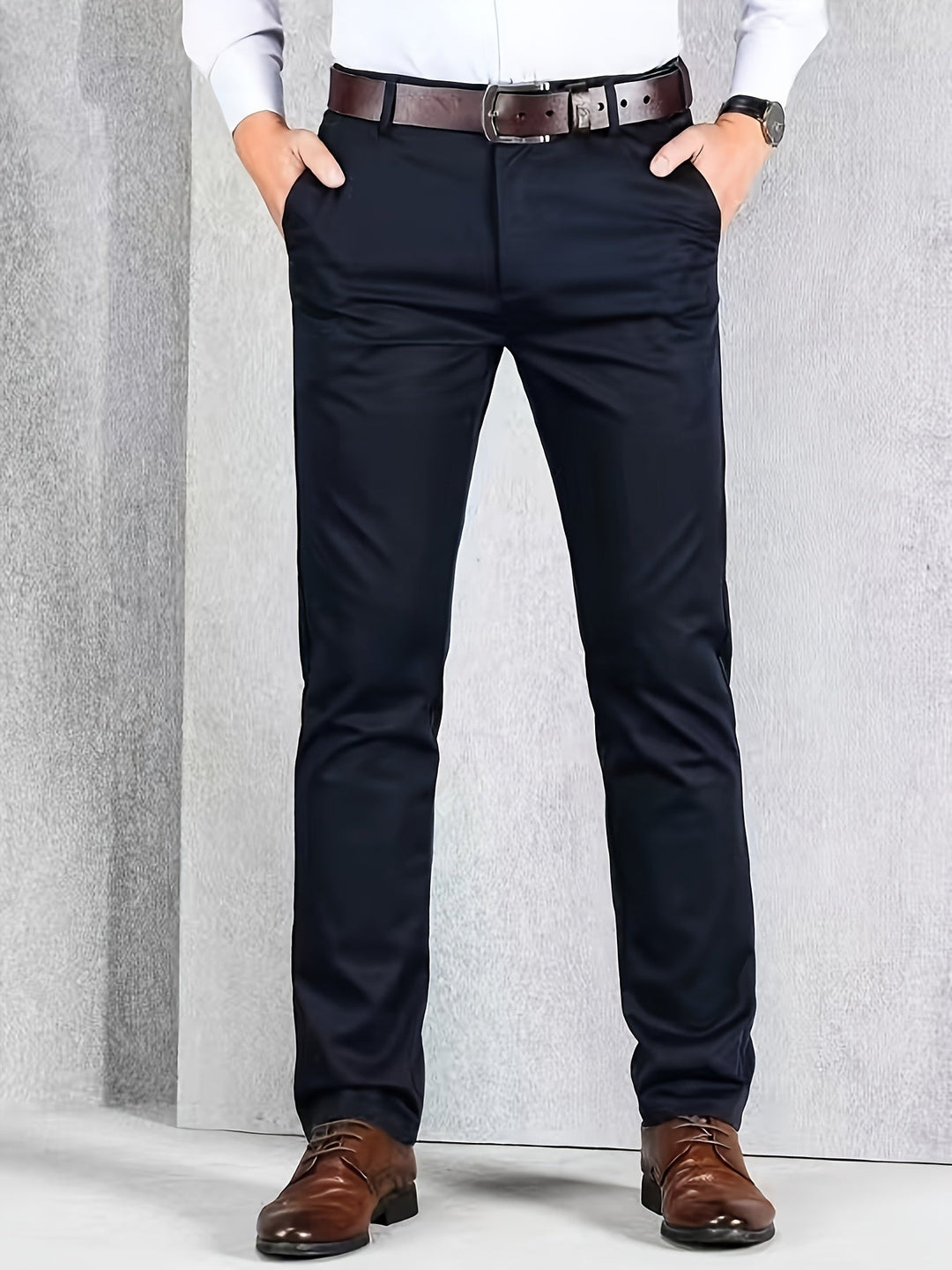 Levoire | Combinaison Élégante Pour Homme En Tissu Élastique Avec Un Design Uni Merimustav