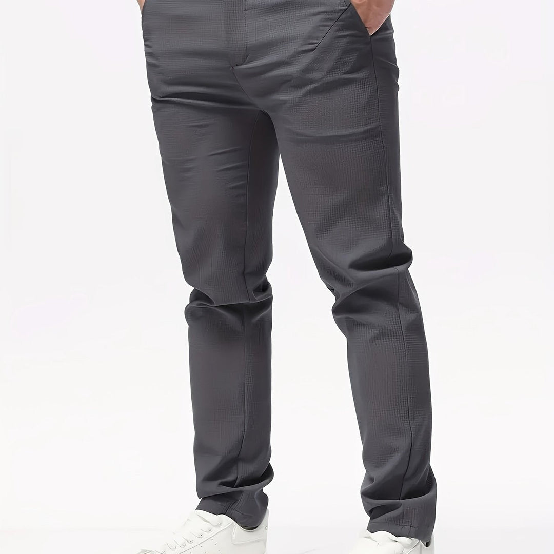 Levoire | Pantalons Décontractés Classiques Pour Hommes gris