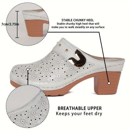 Levoire | Chaussures À Fleurs À Talons Hauts