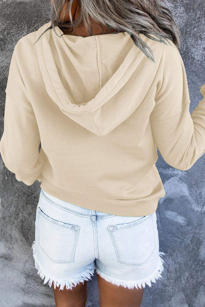 Levoire | Sweat À Capuche En Fleece Avec Détails En Bouton