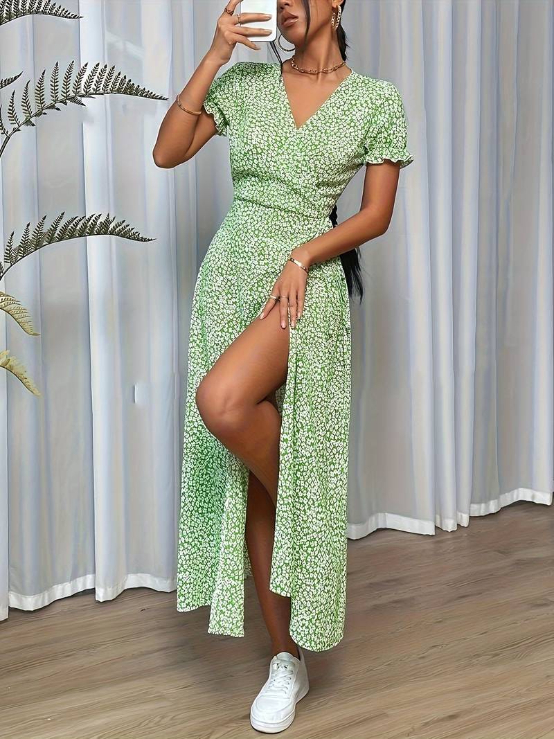 Levoire | Élégante Robe Maxi Avec Motif Floral