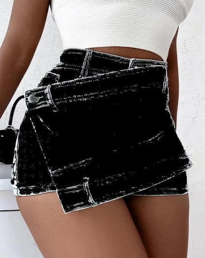 Levoire | vêtements de loisirs shorts en jean Noir