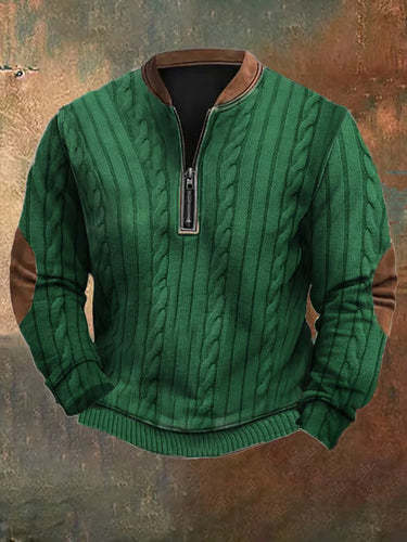 Levoire | Pull En Tricot Classique Avec Fermeture Éclair