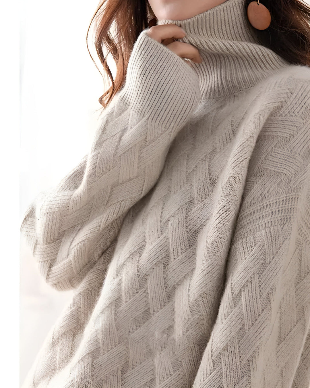 Levoire | Premium Col Montant Jersey Chameau
