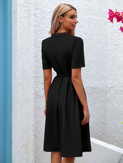 Levoire | Robe Unie Cintrée À La Taille