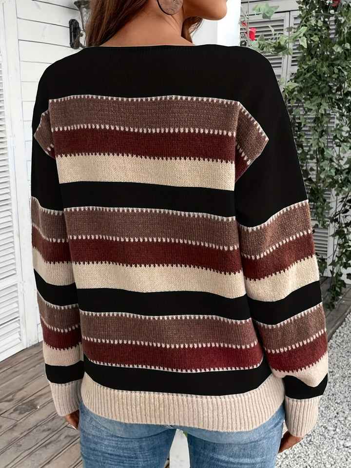 Levoire | Pull Coloré À Col Rond