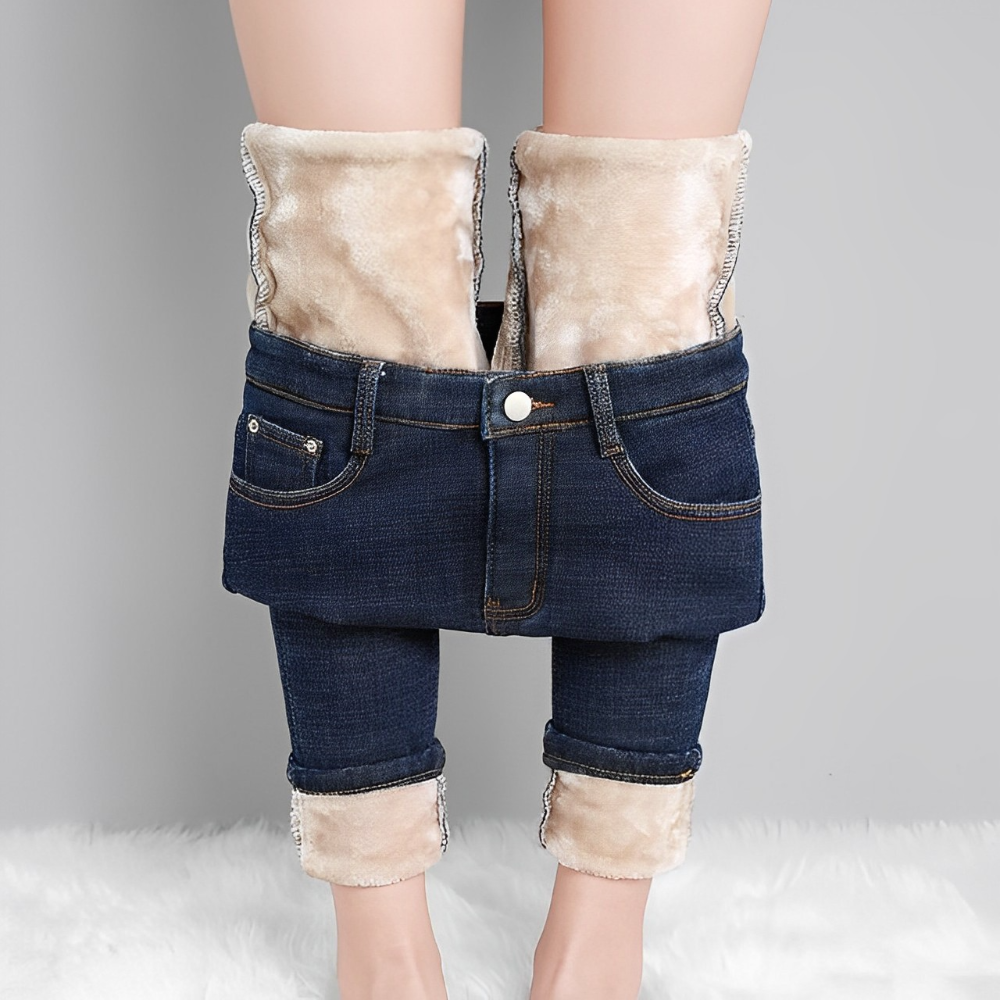 Levoire | Jeans Doublés Confortables Décontractés Bleu