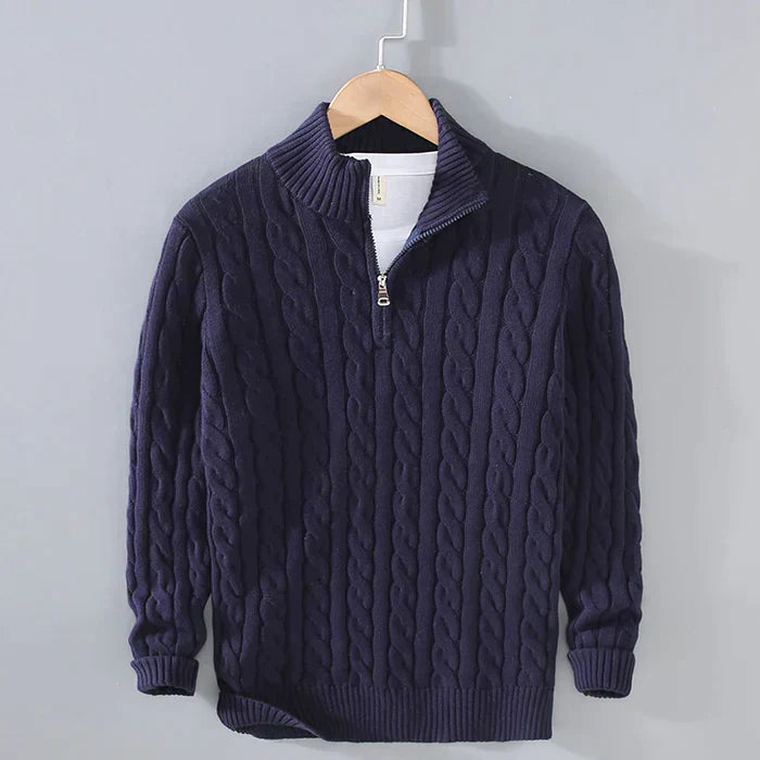 Levoire | Pull En Laine Réconfortant Pour Les Jours Froids Bleu