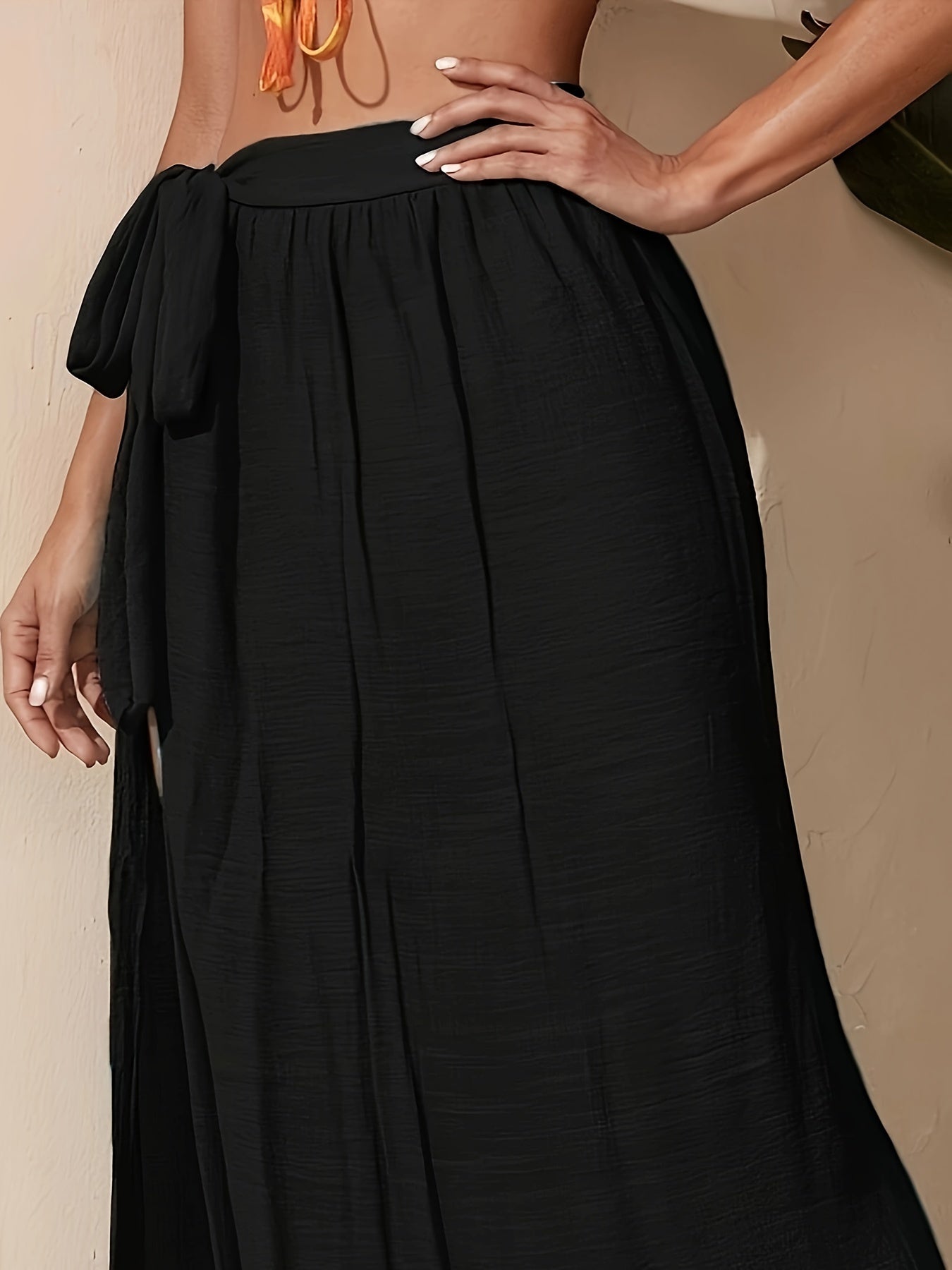 Levoire | Jupe À Boutons Durable Avec Fente Décontractée