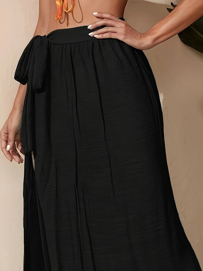 Levoire | Jupe À Boutons Durable Avec Fente Décontractée