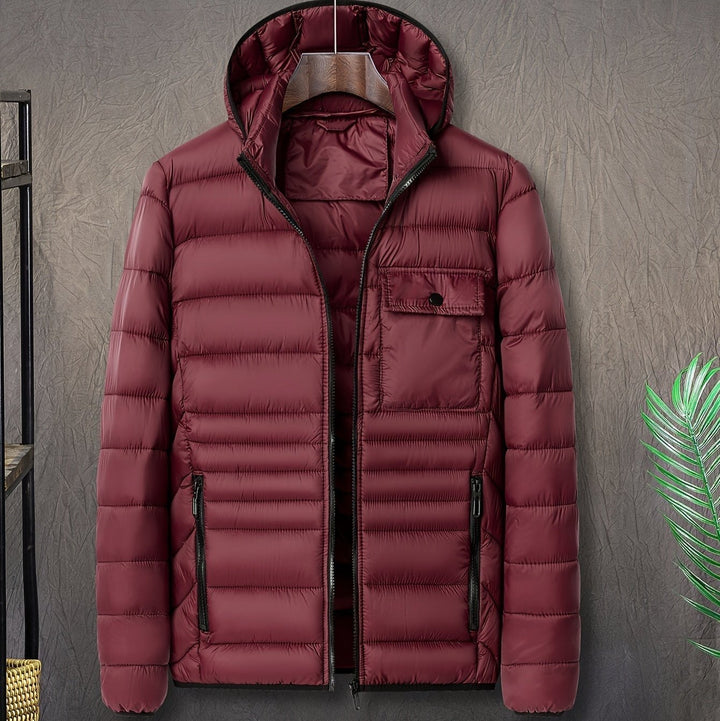 Levoire | Veste à capuche à manches longues avec zip et poches Rot