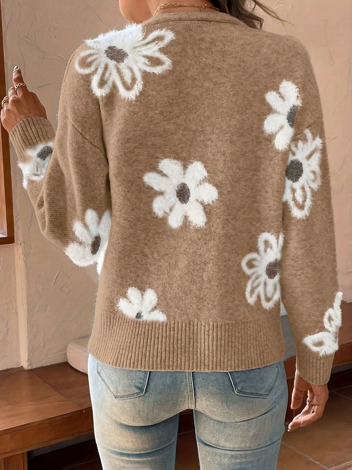 Levoire | Gilet Confortable Avec Motif Floral