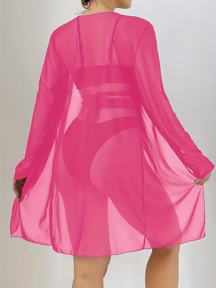 Levoire | Ensemble De Bikini Taille Haute Avec Kimono Assorti Pour Femmes
