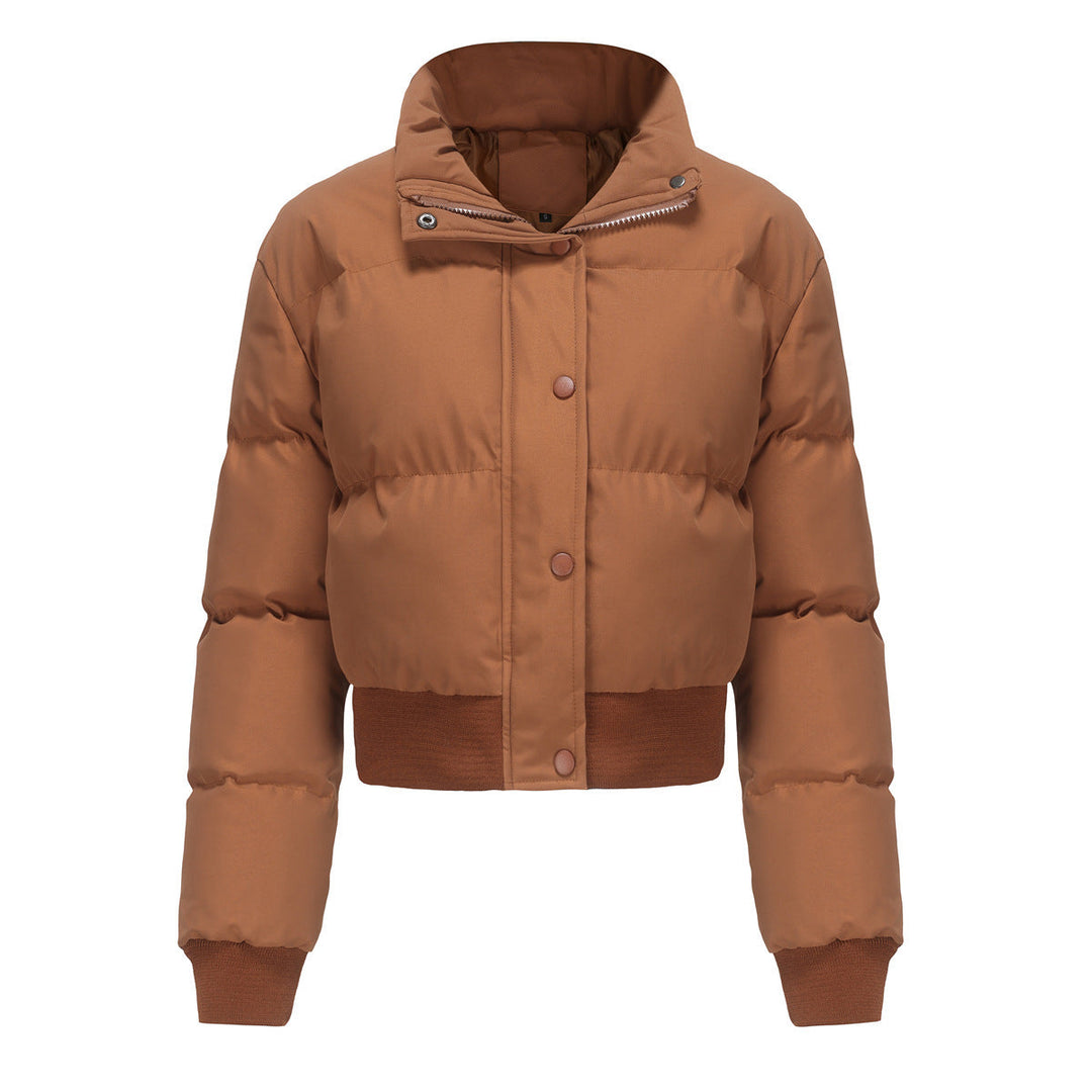 Levoire | Veste Chaude Manches Longues Col Montant Orange