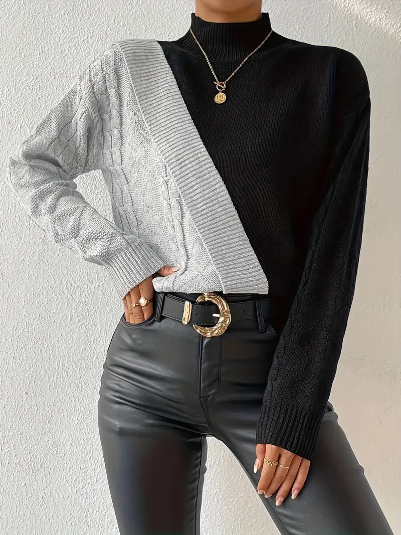 Levoire | Pull À Manches Longues Stylé Pour L’Hiver Noir