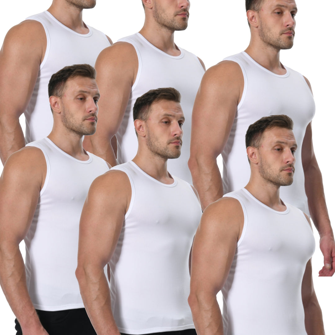 Levoire | 6 Pcs Gilet Basique Uni Pour Hommes