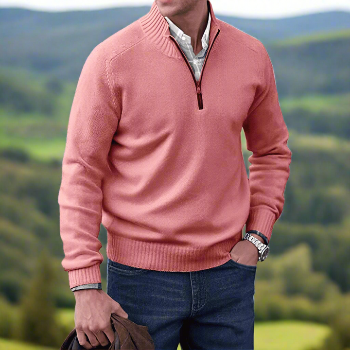 Levoire | Mitten En Tricot Zippé Avec Sensation De Cachemire Rosa