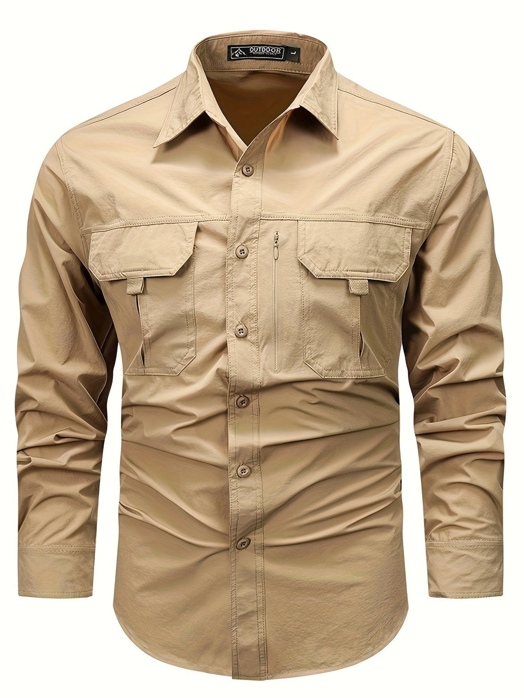 Levoire | Chemise Décontractée Pour Hommes À Manches Longues À Séchage Rapide