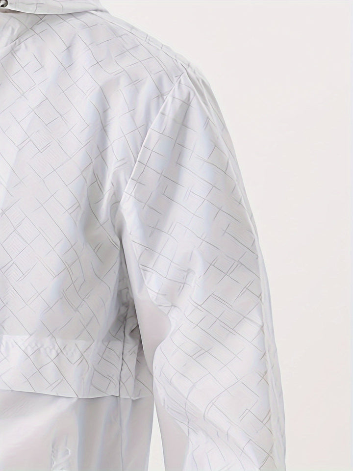 Levoire | Veste De Pluie Pour Hommes À Motif Écossais