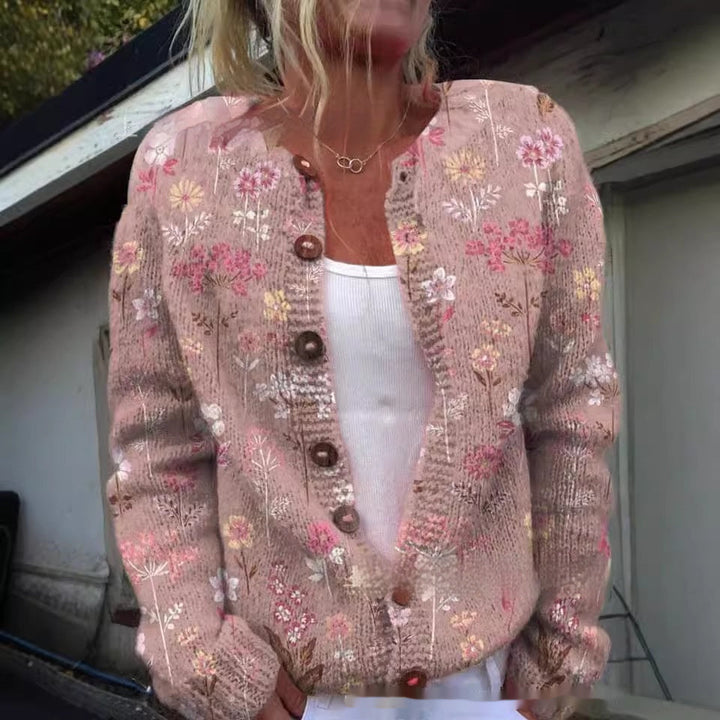 Levoire | Gilet À Motif Floral Stylé Beauté naturelle