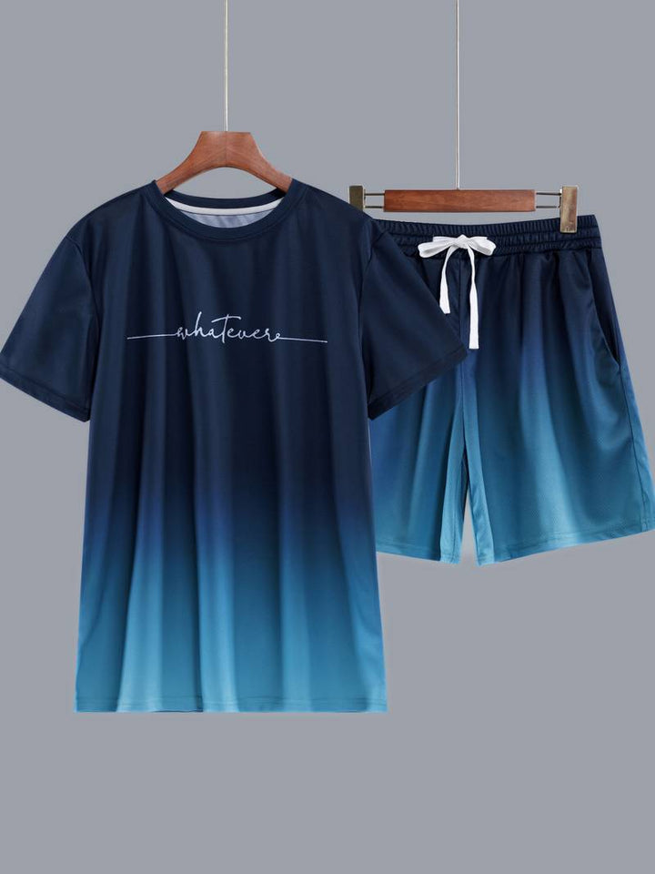 Levoire | T-Shirt À Manches Courtes Avec Col Rond Et Shorts