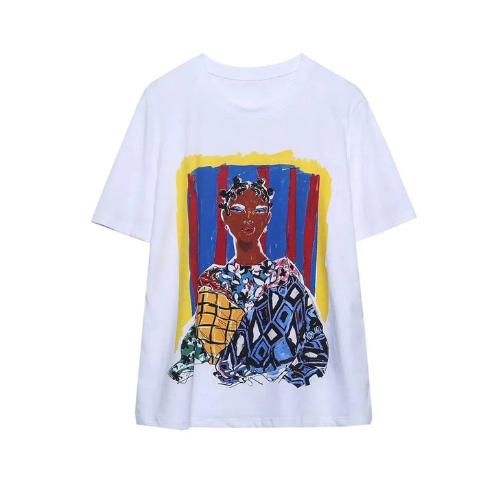 Levoire | t-shirt imprimé à manches courtes pour femmes Image 2