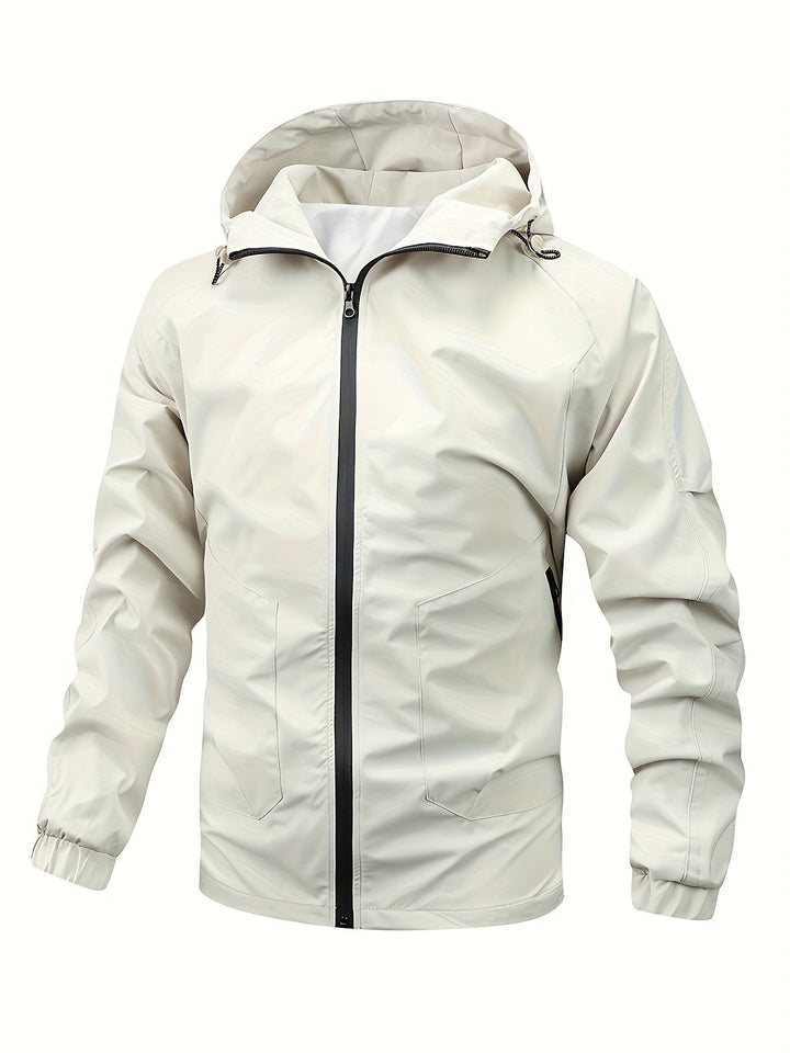 Levoire | Veste Homme Durable Polyvalente Avec Capuche Blanc