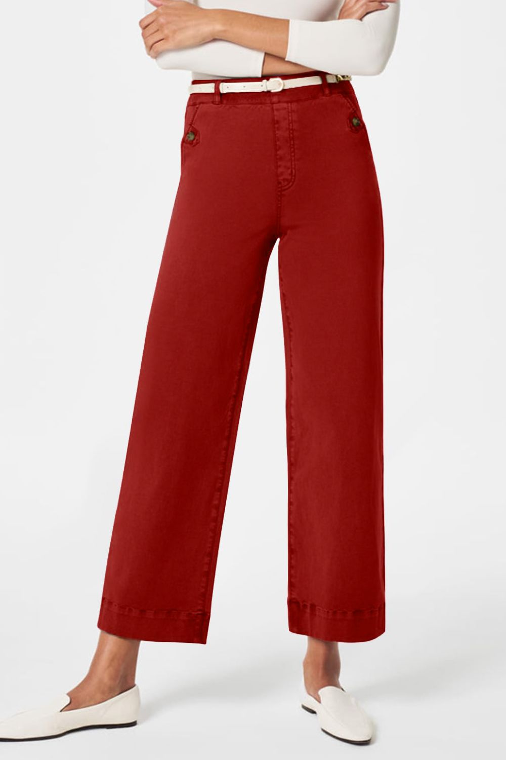 Levoire | Jean Taille Haute Avec Poches Classiques, Élégant Et Polyvalent Rost