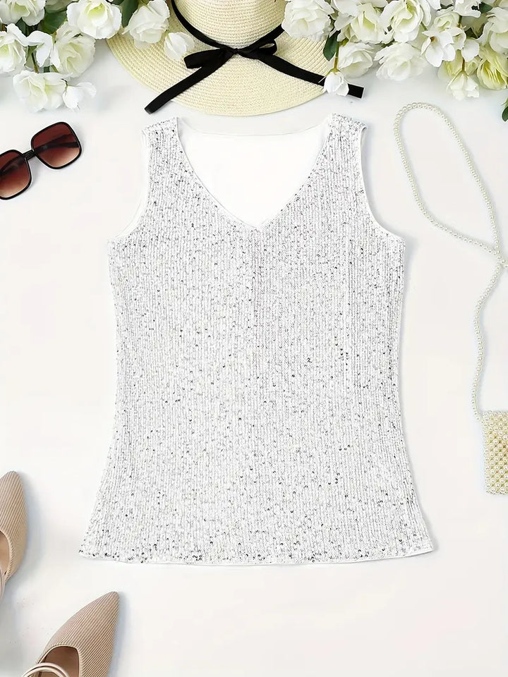 Levoire | Haut De Maillot Sans Manches Avec Des Paillettes