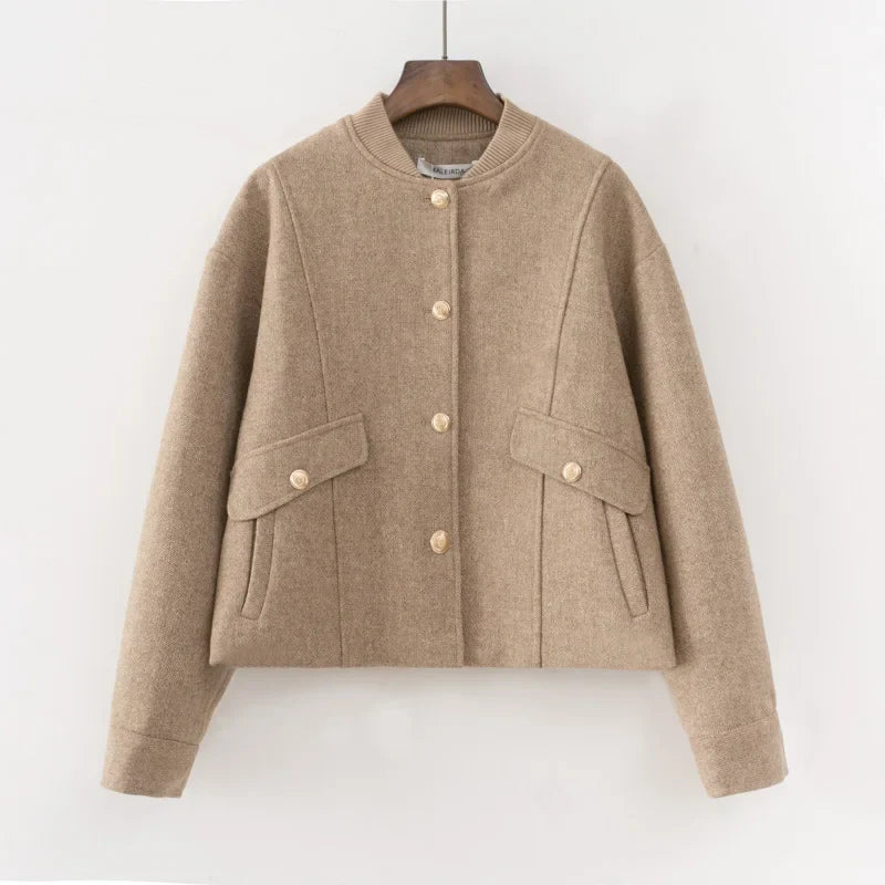 Levoire | Veste En Laine Courte Mode Femmes