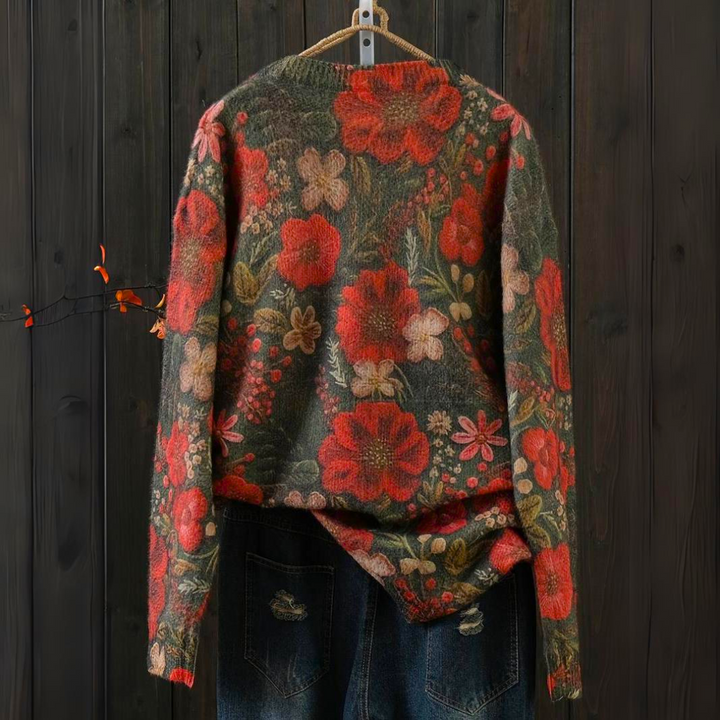 Levoire | Pull Fleuri Pour Femmes Coloré
