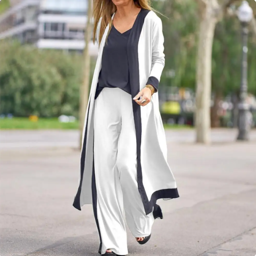 Levoire | Chic Ensemble De Loisirs Pour Femmes Blanc