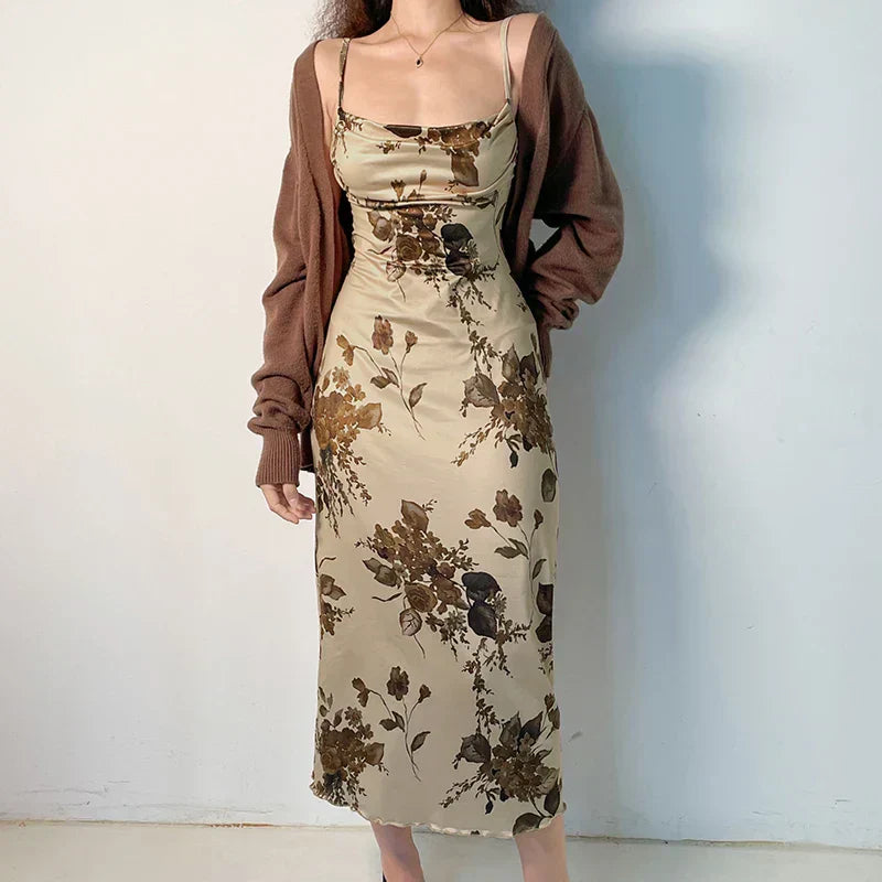 Levoire | Robe élégante à encolure carrée pour femmes