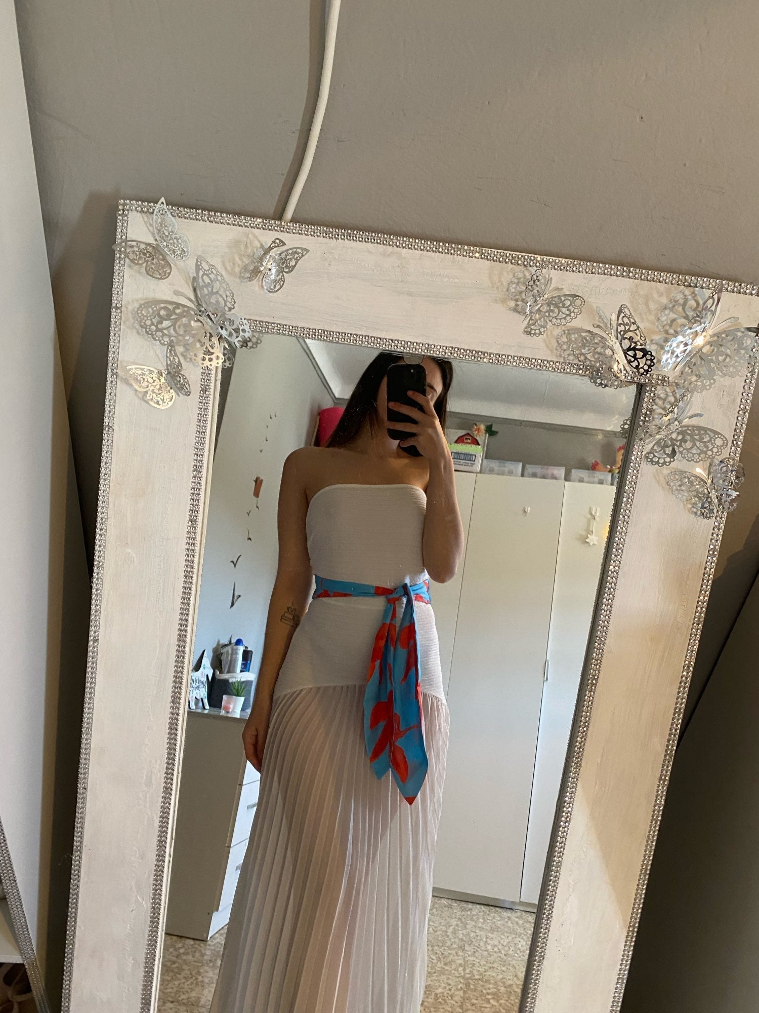 Levoire | Sans Manches Robe Maxi Plissée