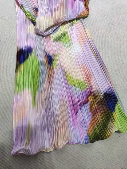 Levoire | Robe Maxi Plissée Imprimée Batik