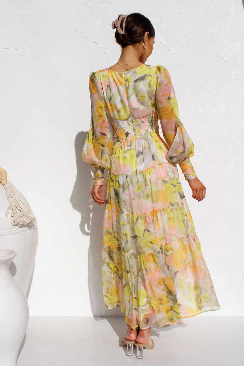 Levoire | Robe Portefeuille À Fleurs Pour Femmes