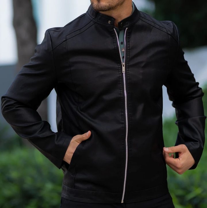 Levoire | Veste en cuir classique