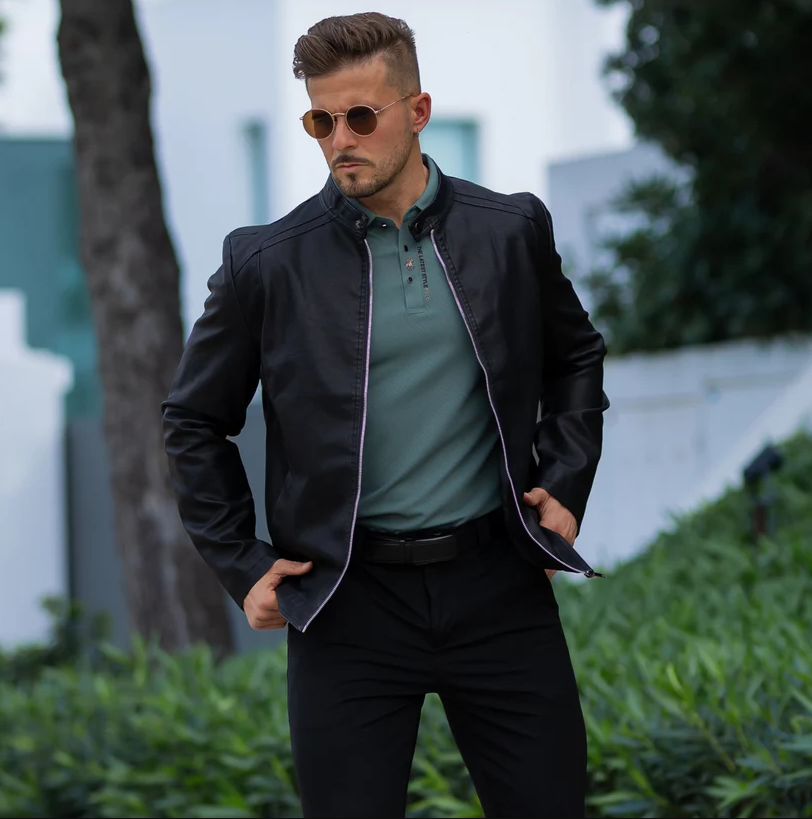 Levoire | Veste en cuir classique