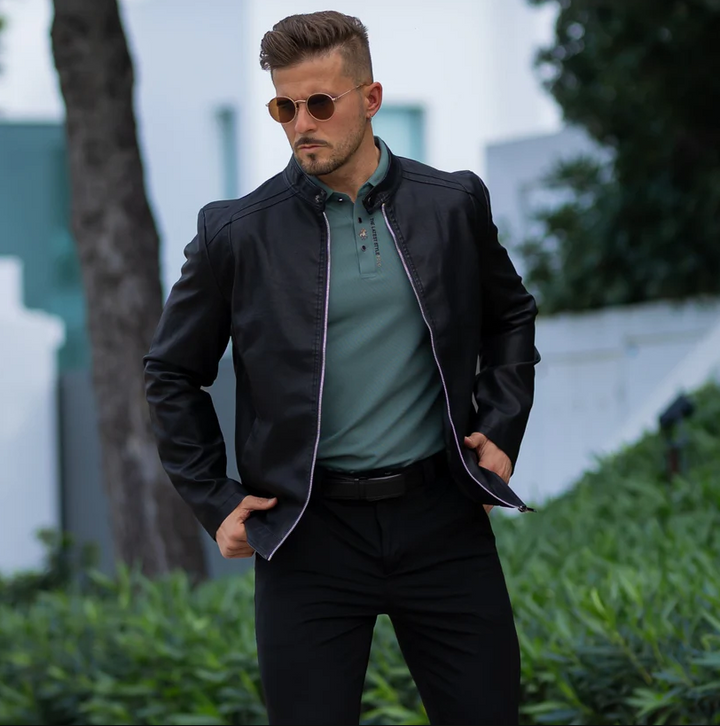 Levoire | Veste en cuir classique